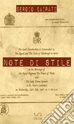 Note di stile. E-book. Formato EPUB ebook