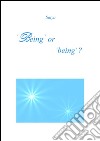 'Being’ or ‘being’?. E-book. Formato PDF ebook