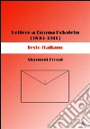 Lettere a Emma Eckstein (1895-1910). Testo italiano. E-book. Formato PDF ebook di Sigmund Freud