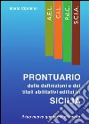 Prontuario delle definizioni e dei titoli abilitativi edilizi in Sicilia. E-book. Formato PDF ebook