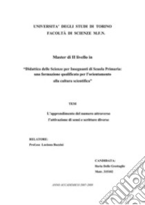 L'apprendimento del numero attraverso l'attivazione di sensi e scritture diverse. E-book. Formato EPUB ebook di Ilaria Delle Grottaglie