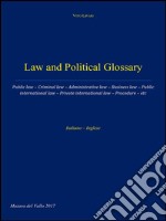 Law and Political Glossary. E-book. Formato EPUB ebook