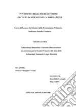 Educazione alimentare e corretta alimentazione: un percorso per la Scuola Primaria alla luce delle Indicazioni Nazionali (Legge Moratti). E-book. Formato EPUB ebook