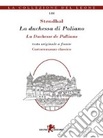 La duchessa di Paliano/La Duchesse de Palliano. E-book. Formato EPUB ebook