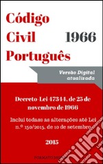 Código civil português. E-book. Formato EPUB ebook