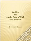 Walden and on the duty of civil disobedience. E-book. Formato EPUB ebook