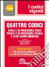 Quattro codici. E-book. Formato EPUB ebook di Bartolini F. (cur.) Alibrandi L. (cur.) Corso P. (cur.)