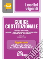 Codice costituzionale. E-book. Formato EPUB ebook