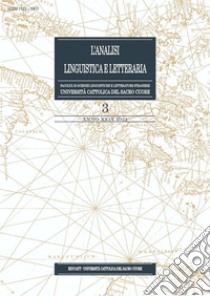 Analisi Linguistica e Letteraria 2021-3. E-book. Formato PDF ebook di AA.VV.