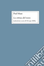 La critica del testo. E-book. Formato PDF