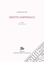 Diritto universale. E-book. Formato PDF ebook