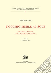 L'occhio simile al sole. E-book. Formato PDF ebook