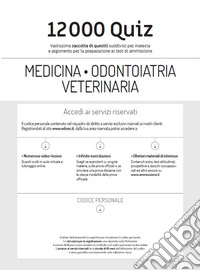 Test Medicina 2022: raccolta di 12.000 quiz. Con video-lezioni e simulatore in omaggio. Valido anche per Odontoiatria e Veterinaria. E-book. Formato EPUB ebook