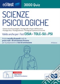 Editest 3000 quiz  Scienze psicologiche: Ampia raccolta di quiz tratti da prove reali e 10 simulazioni per la preparazione ai test di ammissione. E-book. Formato EPUB ebook di AA. VV.