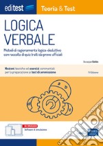 EBOOK- Logica verbale Teoria&Test: Metodi di ragionamento logico-deduttivo con raccolta di quiz tratti da prove ufficiali. E-book. Formato EPUB