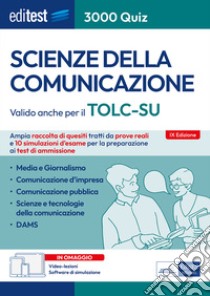 EBOOK- 3000 quiz Scienze della comunicazione: Ampia raccolta di quesiti tratti da prove reali e 10 simulazioni d’esame per la preparazione
ai test di ammissione. E-book. Formato EPUB ebook di AA. VV.