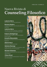 Nuova Rivista di Counseling Filosofico 20/2025Pubblicazione ufficiale della Scuola Superiore di Counseling Filosofico (SSCF). E-book. Formato EPUB ebook