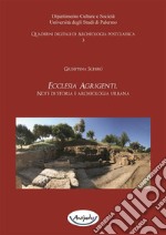 Ecclesia Agrigenti. Note di storia e archeologia urbana. E-book. Formato PDF ebook