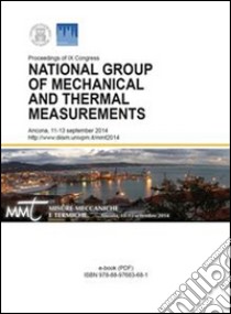 Proceedings of IX Congress. National group of mechanical and thermal measurements. E-book. Formato PDF ebook di Janet Dubbini