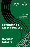 Prontuario di diritto privato. E-book. Formato EPUB ebook