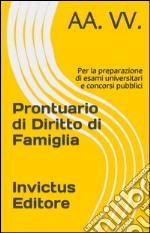 Prontuario di diritto di famiglia. E-book. Formato Mobipocket ebook