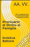 Prontuario di diritto di famiglia. E-book. Formato EPUB ebook