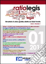 Ratio Legis (Numero 1, Anno 2016). E-book. Formato EPUB ebook