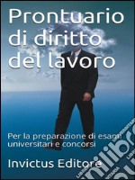 Prontuario di diritto del lavoro. E-book. Formato EPUB ebook