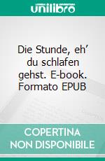 Die Stunde, eh’ du schlafen gehst. E-book. Formato EPUB ebook