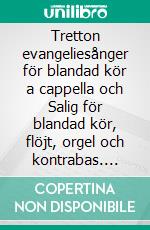 Tretton evangeliesånger för blandad kör a cappella och Salig för blandad kör, flöjt, orgel och kontrabas. E-book. Formato EPUB ebook