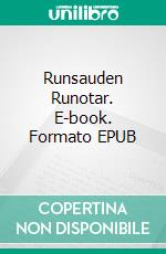 Runsauden Runotar. E-book. Formato EPUB ebook