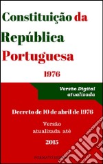 Constituição da República portuguesa. E-book. Formato EPUB ebook