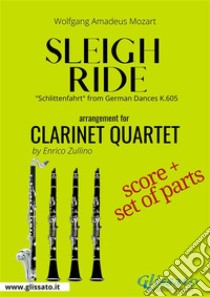 Sleigh Ride - Clarinet quartet score & parts