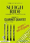 Sleigh Ride - Clarinet quartet score & parts"Schlittenfahrt" from German Dances, K.605 . E-book. Formato PDF ebook