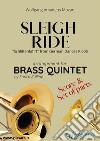 Sleigh Ride - Brass Quintet score & parts"Schlittenfahrt" from German Dances, K.605 . E-book. Formato PDF ebook