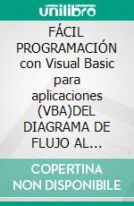 FÁCIL PROGRAMACIÓN con Visual Basic para aplicaciones (VBA)DEL DIAGRAMA DE FLUJO AL PROGRAMA EXCEL A  TRAVÉS DE VBA. E-book. Formato PDF ebook