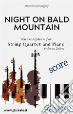 Night on Bald Mountain - String Quartet and Piano (score). E-book. Formato PDF ebook