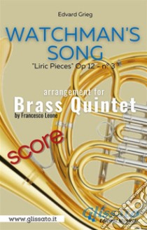 Watchman's Song - Brass Quintet (score)