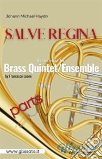 Salve Regina - Brass Quintet (parts). E-book. Formato PDF ebook di Johann Michael Haydn