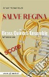 Salve Regina - Brass Quintet (score). E-book. Formato PDF ebook di Johann Michael Haydn