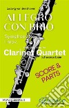 Allegro con Brio (Symphony No. 5) Clarinet Quartet (parts & score). E-book. Formato EPUB ebook