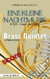 Allegro from 'Eine Kleine Nachtmusik' for Brass Quintet (score)K 525. E-book. Formato EPUB ebook