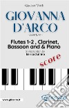 'Giovanna D'Arco' overture - Woodwinds & Piano (score). E-book. Formato PDF ebook