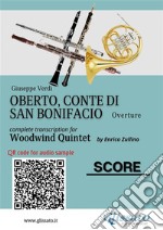 Woodwind Quintet Score &quot;Oberto&quot;Overture. E-book. Formato PDF ebook