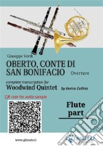 Flute part of &quot;Oberto&quot; for Woodwind QuintetOverture. E-book. Formato PDF ebook