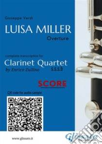 Clarinet Quartet Score of 