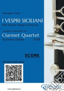 Clarinet Quartet score of 