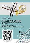 Flute part of &quot;Semiramide&quot; for Woodwind QuintetOverture. E-book. Formato EPUB ebook