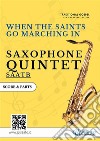 When The Saints Go Marching In - Saxophone Quintet (score & parts). E-book. Formato PDF ebook