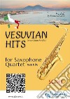 Saxophone Quartet &quot;Vesuvian Hits&quot; medley - scoreNeapolitan songs. E-book. Formato PDF ebook